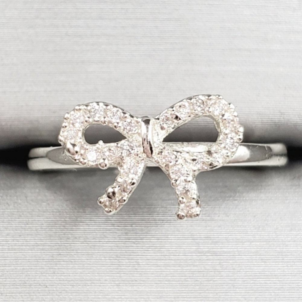 Silver Bow Ring